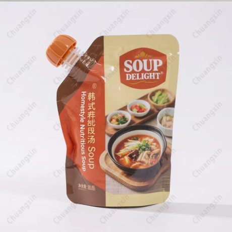Custom Soft Spout Pouch for Sauce