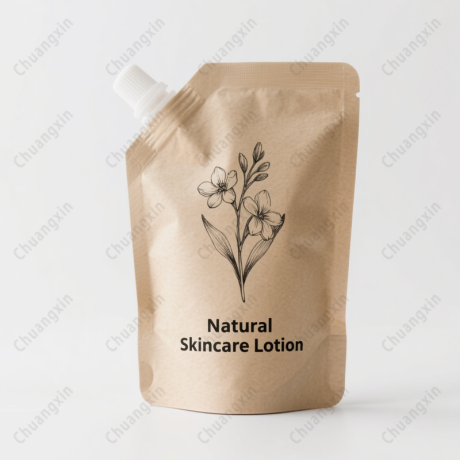 Matte Foil Cosmetics Spout Pouch