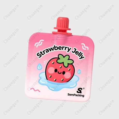 Custom Special Shaped Spout Pouch for Yogurt