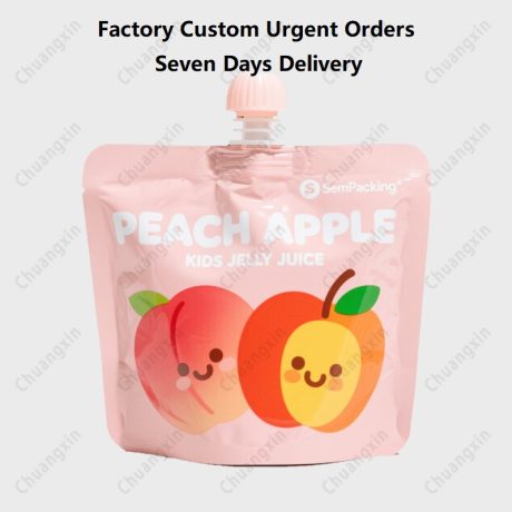 Jelly Beverage Drink Pouch Urgent Orders Custom
