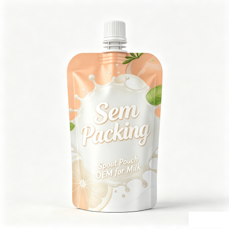 Juice Drink Pouch with Nozzle Custom