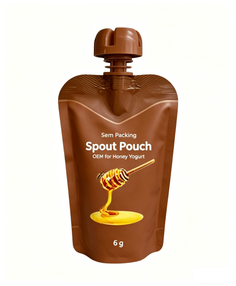 Customized Retort Spout Pouch for Yogurt