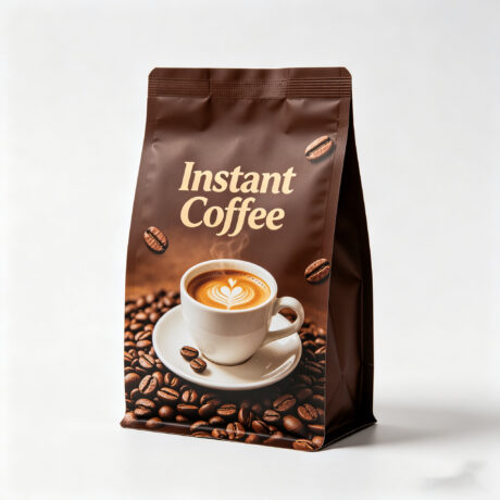 EVOH Coffee Beans Packaging Flat Bottom Pouch OEM