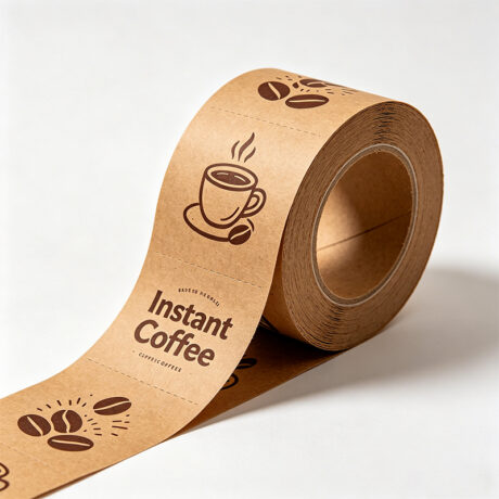 Coffee Plastic Flexible Laminating Film Roll OEM