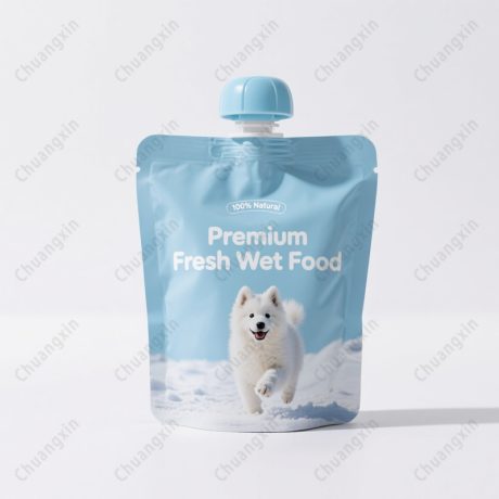 Custom Matte EVOH PE Spout Pouch for Pet Food