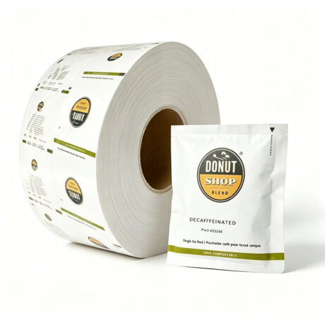 Custom Plastic-free Coffee Sachet Laminated Packaging Film Roll