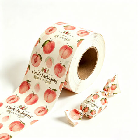 Nougat Wrap Twist Wax Paper Film Roll Custom