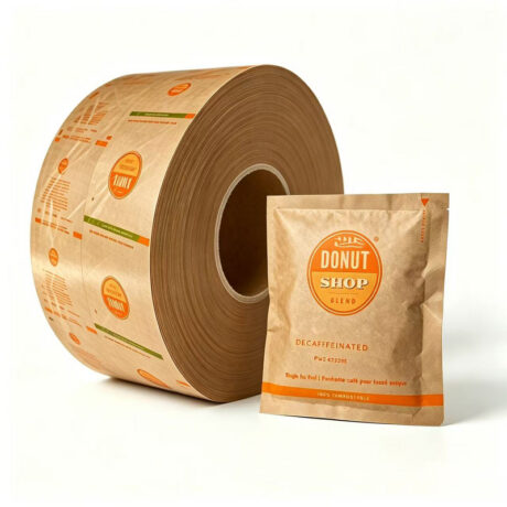 Composted Custom Packaging Film Roll for Instant Coffee